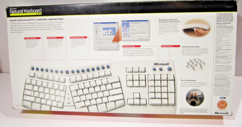 Microsoft Natural Keyboard Pro Model # RT 9401 With Box Great Condition - Picture 11 of 11