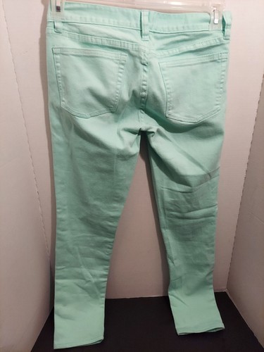 J Crew Jeans Skinny Zahnstocher türkis grün blau Größe 25 Stretch Hose Damen - Bild 6 von 7