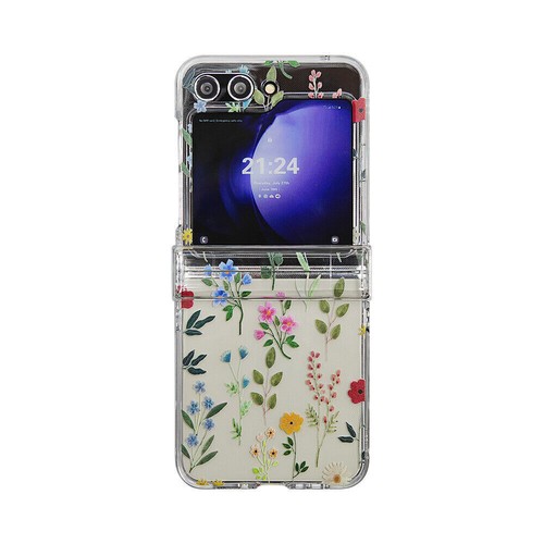 For Samsung galaxy Z Flip 3 4 5 6 phone case cover luxury hinge clear butterfly - 第 45/45 張圖片
