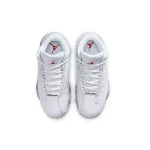Nike Air Jordan Retro 13 Wolf Grey White Gray True Red White Preschool PS Size - Picture 10 of 12