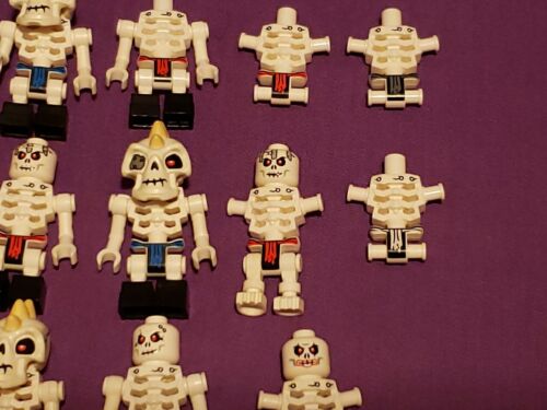 LEGO Ninjago Samukai Skulkin Skeleton Minifigure Lot Nuckal Frakjaw Nuckal Parts - Picture 4 of 12