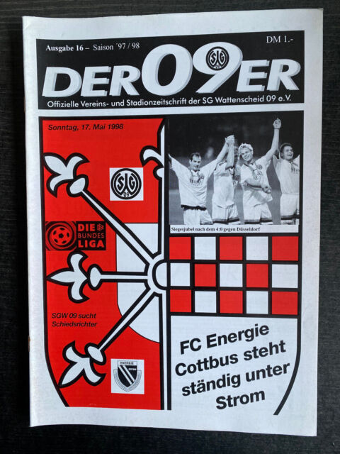 II Bl 97/98 Sg Wattenscheid 09 - FC Energie Cottbus 17.05.1998 II Bl 97/98 Sg Wattenscheid 09 - FC Energie Cottbus 17.05.1998