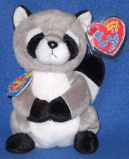 TY RICKY the RACOON -  2.0 BEANIE BABY - MINT TAGS - UNUSED CODE