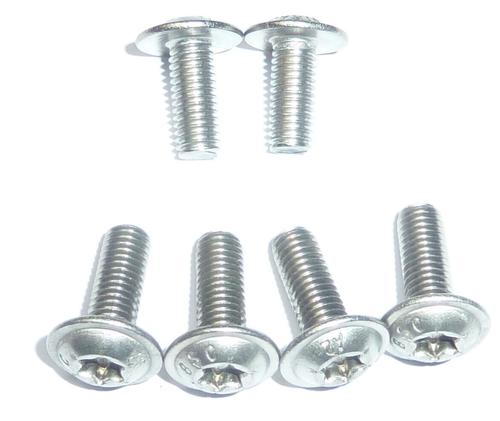 BMW S1000RR 2010-2013 CARENA SEZIONE LATERALE ANTERIORE ACCIAIO INOX BULLONI CARENA - Foto 2 di 4