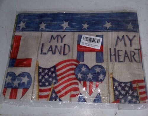 Patriotic Garden Flag Outdoor Red White Blue Independence Day