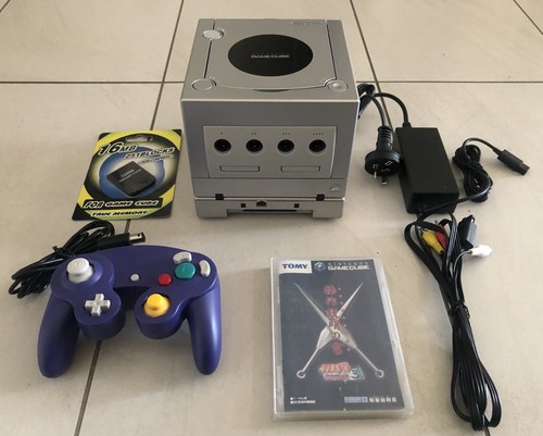 Nintendo GameCube Console Bundle Silver + Gameboy Player NTSC/J DOL-001 AUS PSU