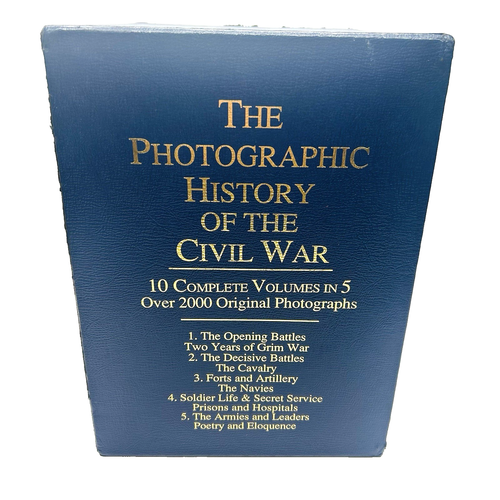 The Photographic History of the Civil War 5 Vol Set 1987 Blue & Gray Photos - Picture 4 of 12