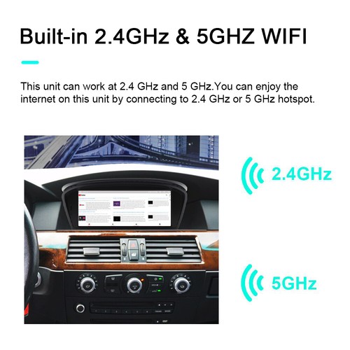 für BMW E60 E61 E90 E91 CCC 8.8'' Android 14 Autoradio CarPlay GPS Navi USB WIFI - Bild 9 von 15
