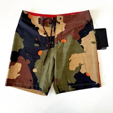 Hurley Phantom JJF 5.0 Recruit 18" Boardshorts- Legion Green New Size 24 (8)Boys