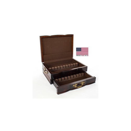 American Chest Company - GRANDEUR, Solid Cherry One Drawer, sculpted Flatware - Bild 4 von 4