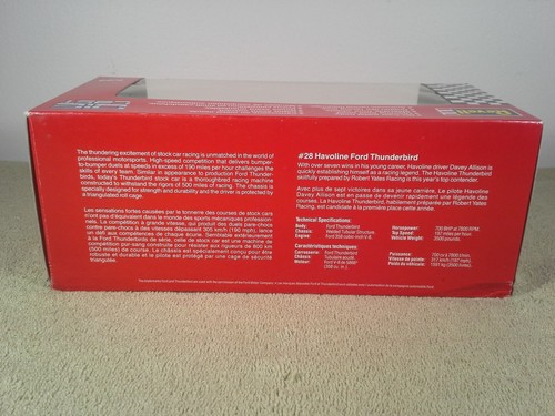 1992 Revell DAVEY ALLISON #28 Havoline Sports Image Ford Nascar 1/24 Diecast NEW - Picture 4 of 7