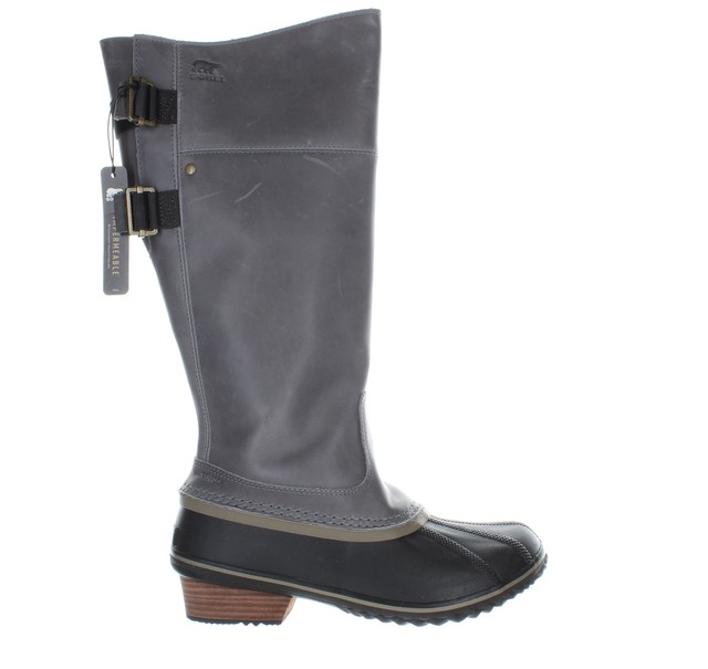 Sorel Women's Slimpack Riding Tall II Snow Boot Quarry Pebble Size 8.5 Sf44 for sale online | eBay