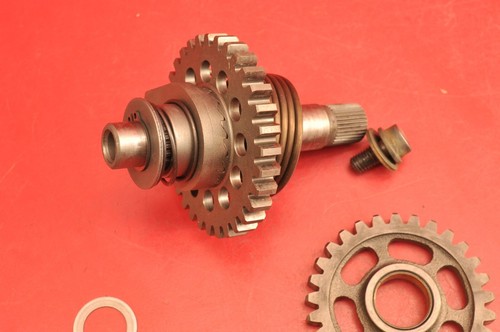 2003 03 YAMAHA YZ450F WR450F Kick Start Shaft Idle Spur Gear Mechanism - Bild 3 von 5