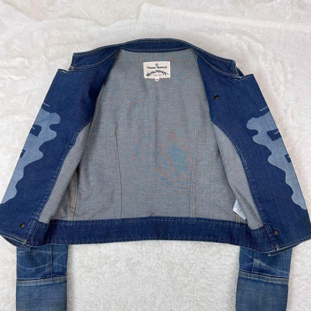 Rare VIVIENNE WESTWOOD Anglomania Denim Napoleon Jacket Used