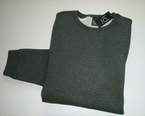 ideology mens soft fleece crew neck thermal pullover sweatshirt sz: Med - gray - Picture 2 of 10