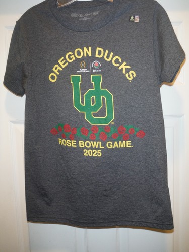Oregon Ducks 2025 ROSE BOWL CFP SOLD @ GAME SHORT SLEEVE T-SHIRT 1 DAY SHIPPING - Picture 4 of 5