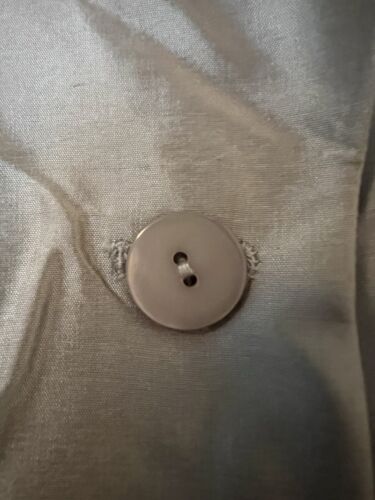 Talbots Silk Shantung Vintage Blazer Jacket Ice Blue Party Wedding Career 16W - Picture 4 of 13