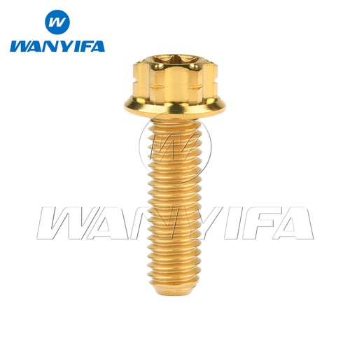 Titanium Bolt M6x10 15 20 25 30 35 40 45 50mm Small Flange Torx Head Gr5 Screw - Picture 10 of 13