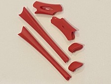 Oakley Flak Jacket Ear Socks Nose Pads Kit New 06-214 Red