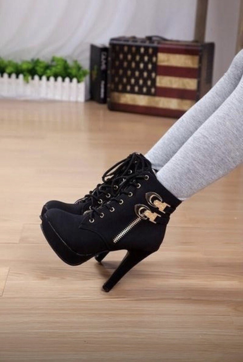 靴 UND 2WAY BIJOU PUMPS Ameri vintage Retro Pump Lace up Oxford Heels Vintage Shoes Women Chunky