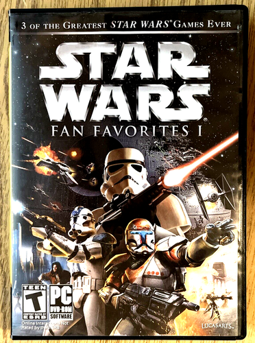 Vintage Star Wars Fan Favorites I Game (PC, 2010) 3 Discs - Picture 2 of 10