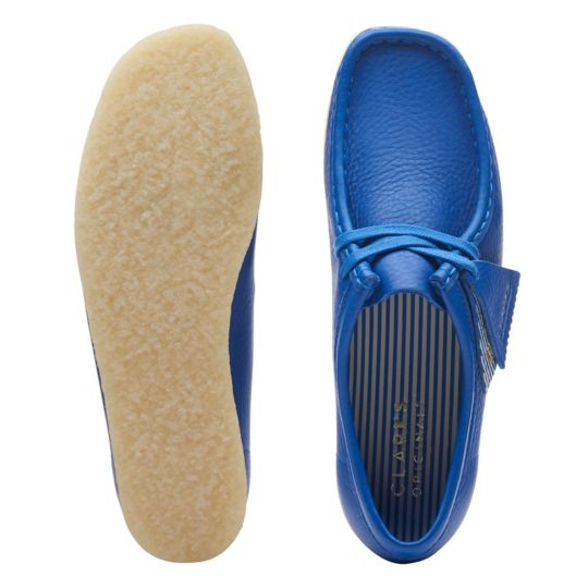 Clarks Wallabee Bright Blue WOMEN display picture 3