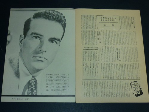 MONTGOMERY CLIFT The Search 1950s Original Vintage Japan Movie Program - Picture 3 of 4