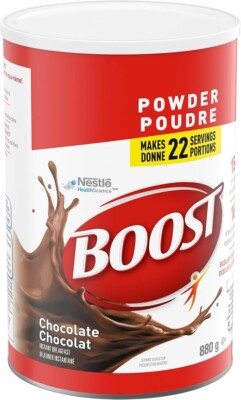 Boost Powder- Chocolate Instant Breakfast Drink Mix, 880 g Canister ...