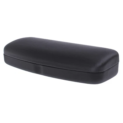 BREITFELD & SCHLIEKERT Brillenetui Basic Hartschalenetui mit Metallscharnier Brillenbox schwarz seidig