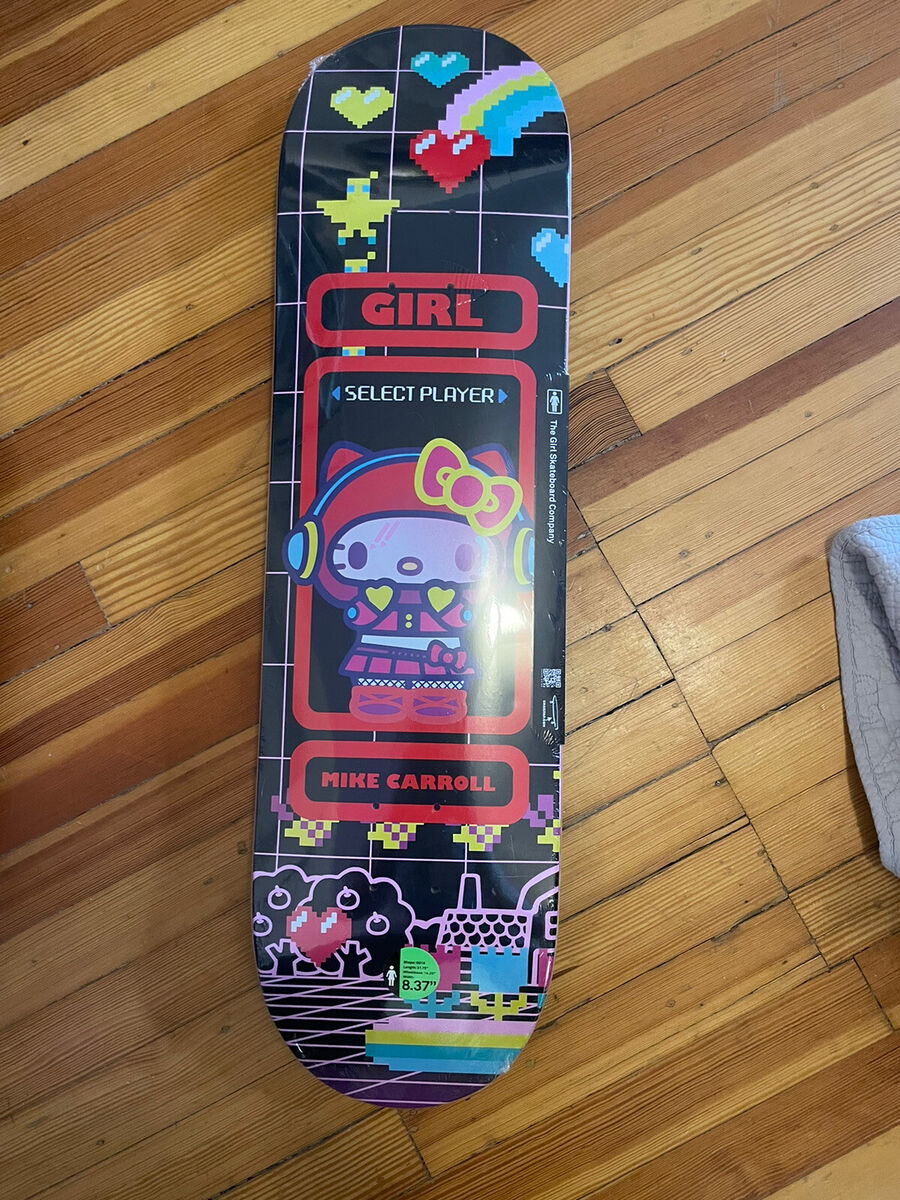 Girl x Sanrio Kawaii Arcade Hello Kitty Mike Carroll 8.375 Girl x Sanrio Kawaii Arcade Hello Kitty Mike Carroll 8.375