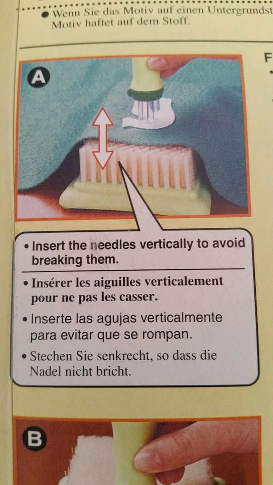 CLOVER Felting Needle Mat Large  Art No. 8911 New In Package - Image 4 of 4