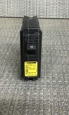 Homeline HOM1154201, 1 Pole 15 Amp 120 240V AC Square D  Breaker 1 Pack New