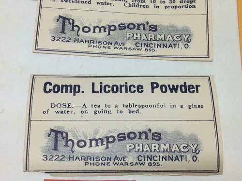 Vintage Labels for Medicine Bottles, 32 labels for drugs and poison, NOS - Picture 9 of 12