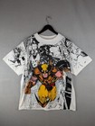 Wolverine T-shirt bootleg reprint size XL AOP Psylocke 2 sided marvel comic mega