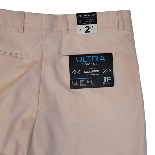 Pantalone elegante J Ferrar JF uomo nuovo con etichetta rosa ultra comodo elasticizzato slim fit 32X32 - Foto 5 di 6