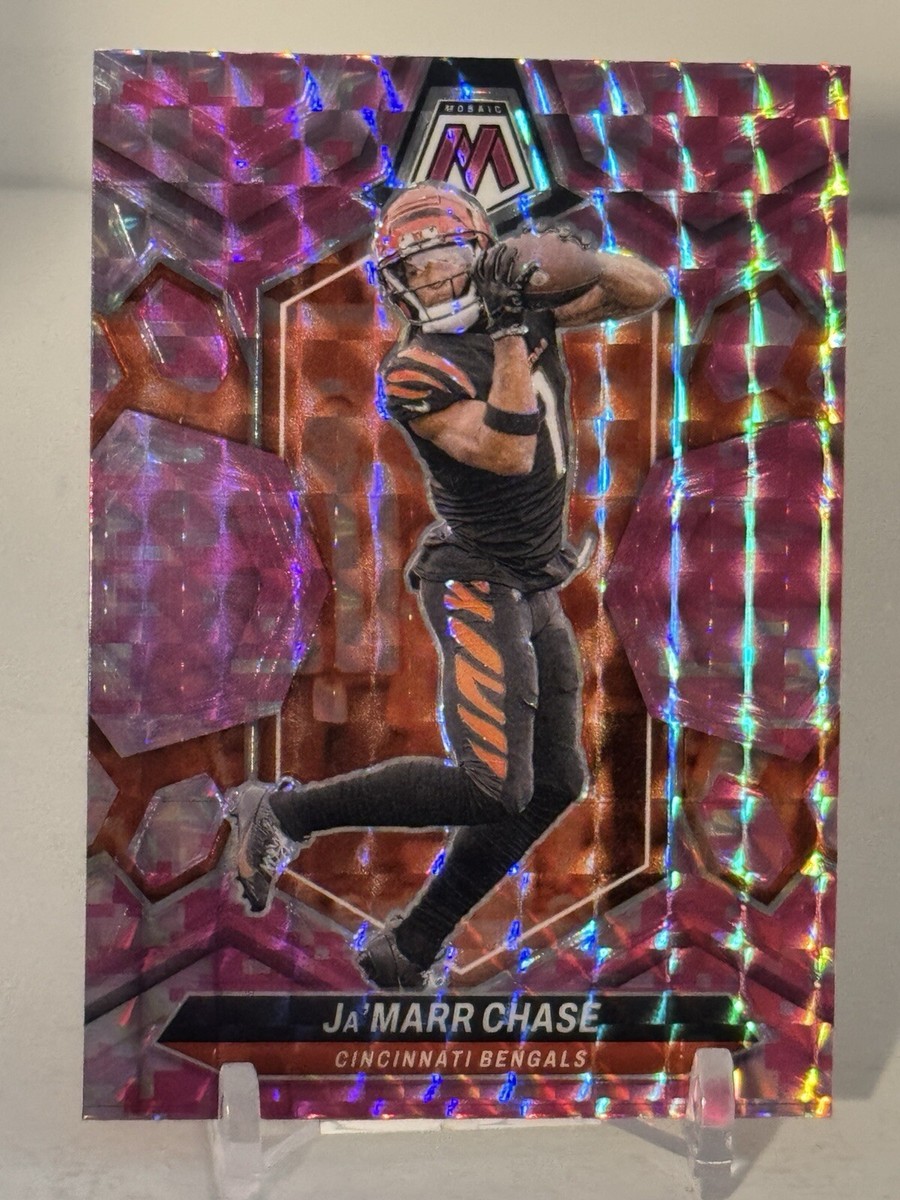 Ja'Marr Chase 2024 Panini Mosaic Pink Camo Prizm Bengals #45 C250