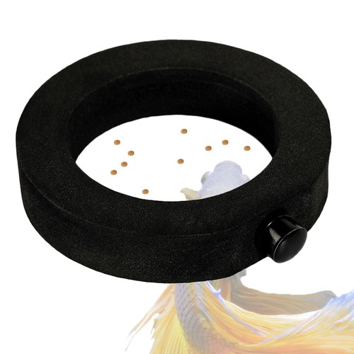 Aquarium Feeding Ring Fish Tank Floating Food Tray Feeder Magnetic Food Ring