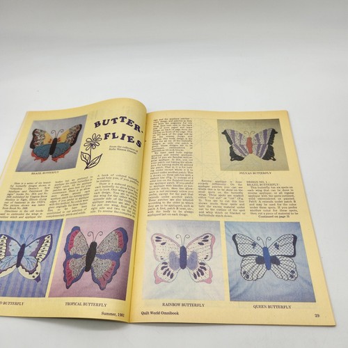 Quilt World Omni Book 1981 Lot of 5 Christmas Winter Fall Summer Spring Uncut - Picture 16 of 17