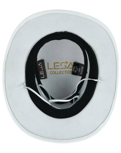 Sombrero de vaquero de cuero genuino Knight Western para hombre y mujer - Imagen 11 de 31