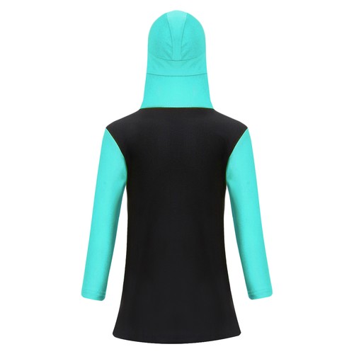 Kids Girl's Swimwear Beach Swimsuit Islamic Hooded Shirt With Trousers Summer - Picture 21 of 48