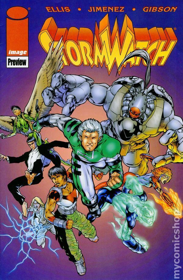 Stormwatch Preview #1 VG 1997 Stock Image Low Grade