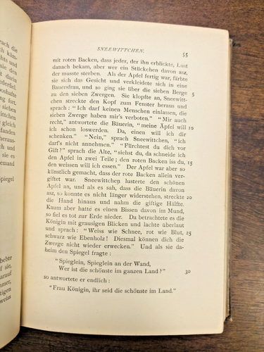 1888 Grimm's Kinder-und Hausmarchen by W H Van Der Smissen Fairy Tales German - Foto 7 di 13