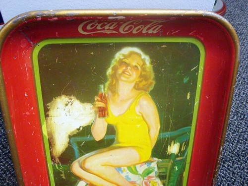 1932 Coca-Cola Tray - Picture 2 of 4