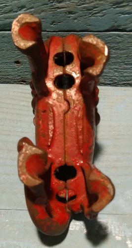 Original 1900 Antique Cast Iron Lion Penny Bank Turn Pin FREE SHIPPING!!! - Picture 8 of 11