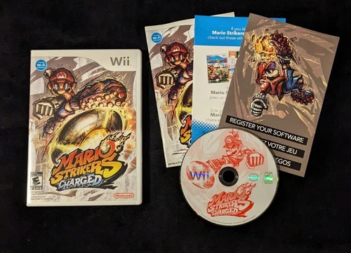 Mario Strikers Charged Wii Nintendo Complete With Manual TESTED