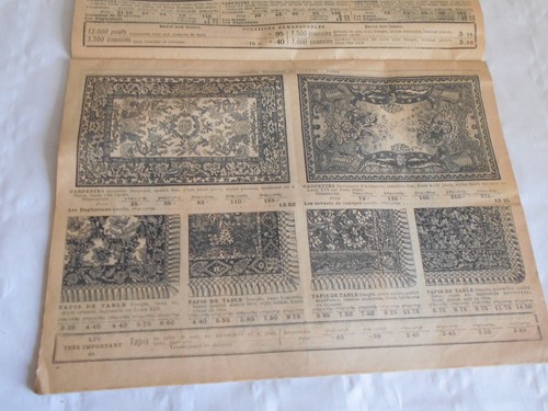 Vintage 1910s French catalogue Louvre magasins paris furniture carpets tapestry - Imagen 6 de 14