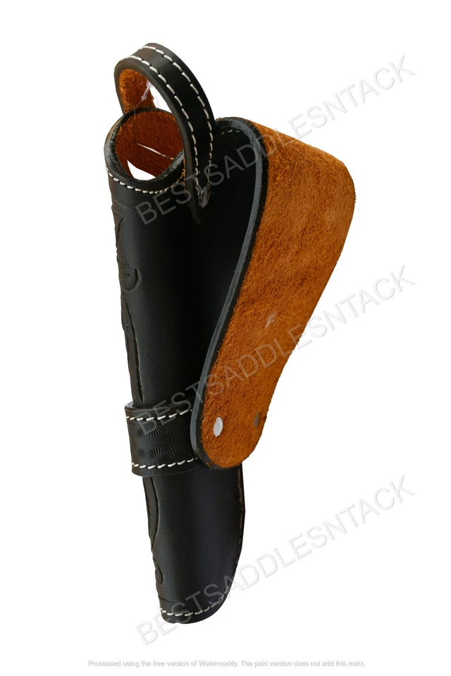 LEATHER WESTERN HOLSTER PISTOL COVER GUN REVOLVER HOLSTERS ROUGH RIDER HERITAGE - Image 3 of 4