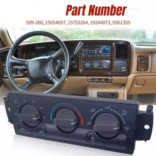 AC Climate Control Module Panel For Chevy Silverado For GMC Sierra 599-266 New - Picture 9 of 10