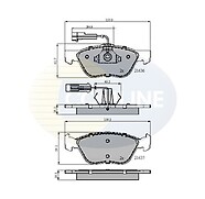 Brake Pad Front Axle To Fit Alfa Romeo 147 00->10, 145 97->00, 146 97->00, 155 9 - Picture 1 of 1