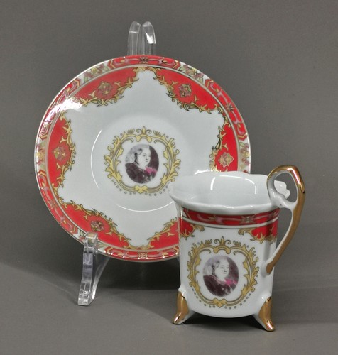 A-9040036 Cabinet Cup Moccha Collection Gold Uninstall Kor Portrait 11x9, 5cm - Picture 3 of 3